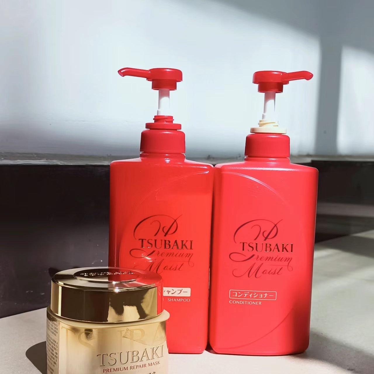 Tsubaki Limited Premium Moist & Repair Shampoo & Conditioner Set