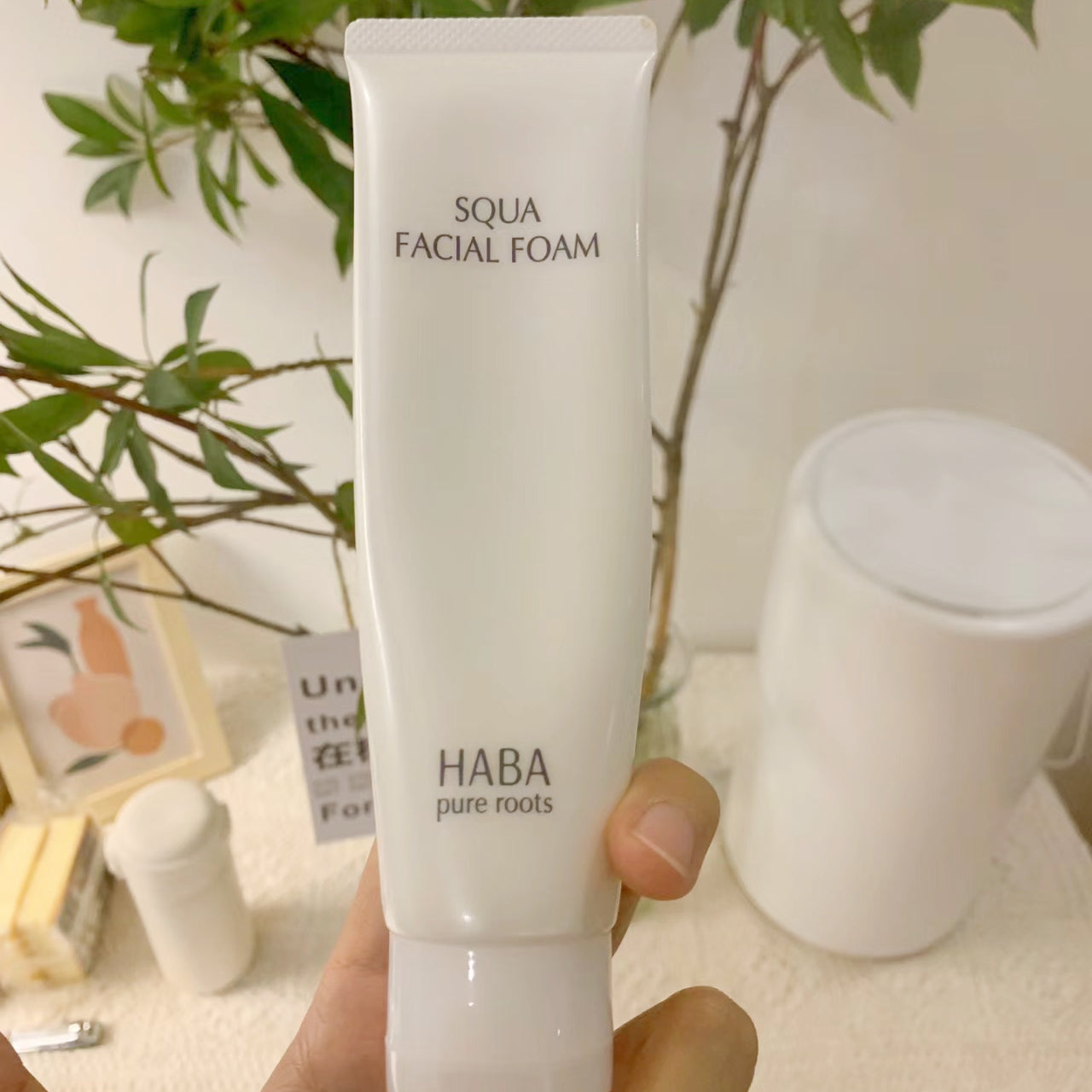 JAPAN HABA SQUA Facial Foam 100g