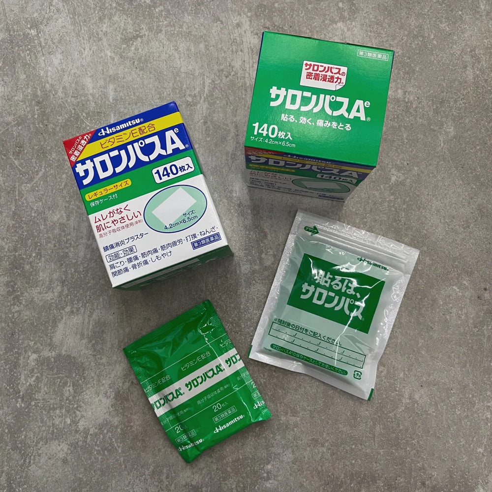 HISAMITSU SALONPAS Pain Relief With Vitamin E 140 Patches