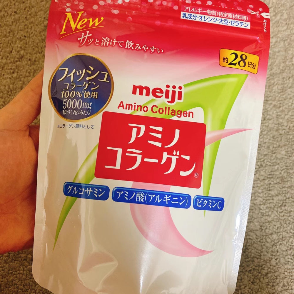 Meiji Supplement Amino Collagen Powder Refill 196g For 28 Days