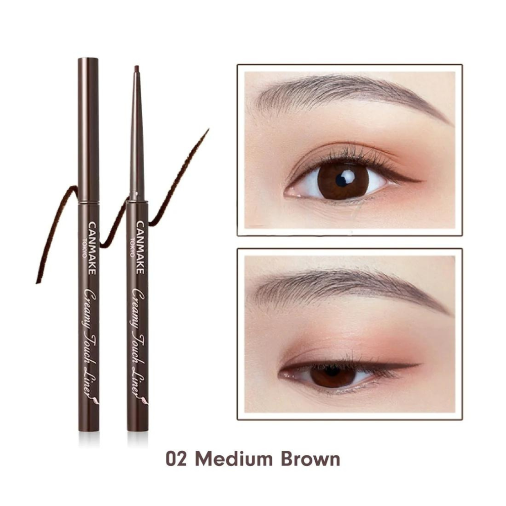 
                  
                    Canmake Creamy Touch Liner Gel-type Eyeliner 02 Medium Brown
                  
                