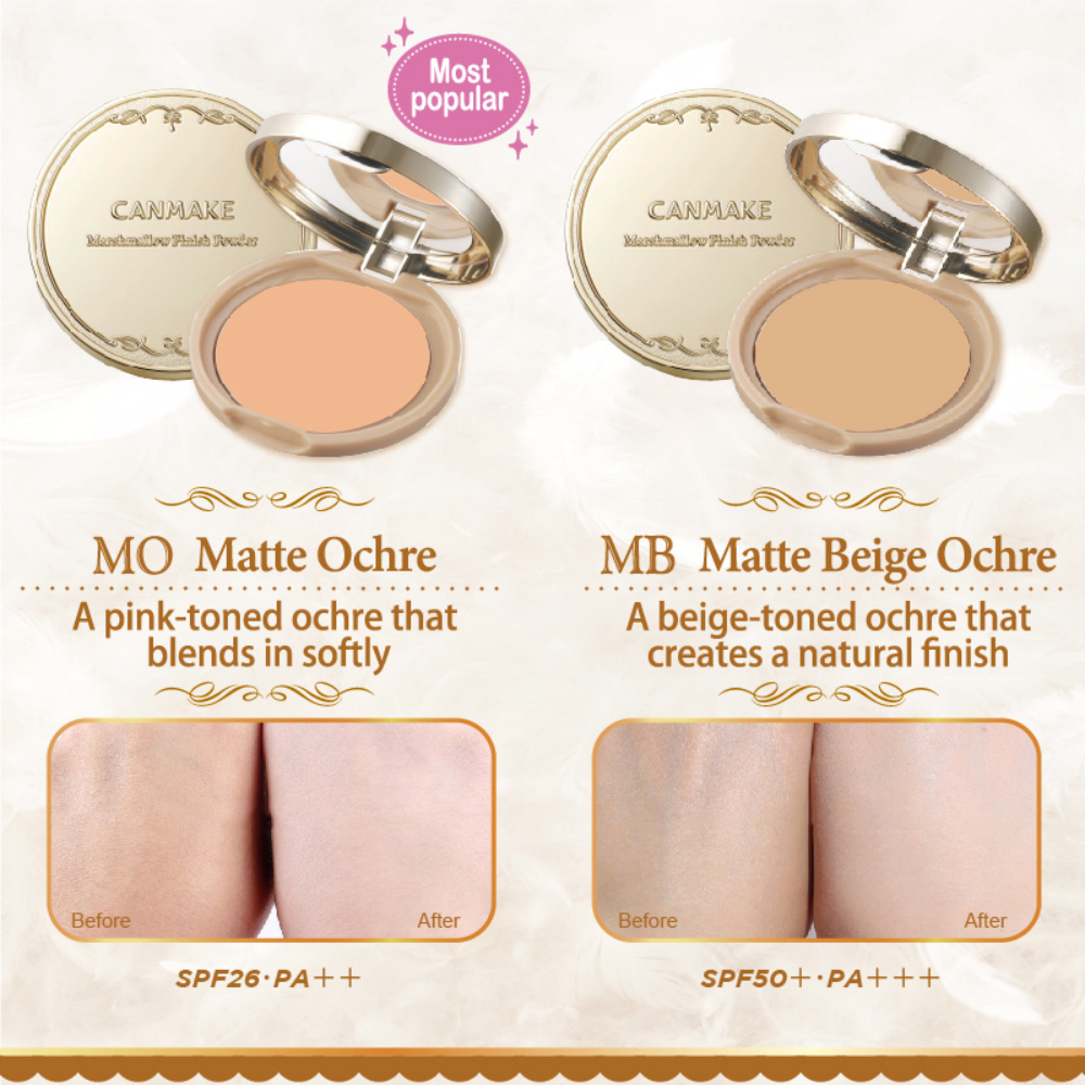 
                  
                    CANMAKE Marshmallow Finish Powder SPF 26 PA++ MO Matte Ochre
                  
                