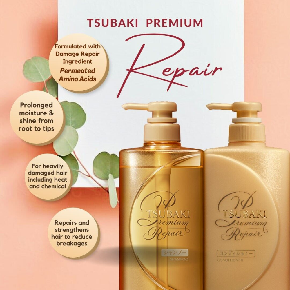 
                  
                    Tsubaki Limited Premium Volume & Repair Shampoo & Conditioner Set
                  
                