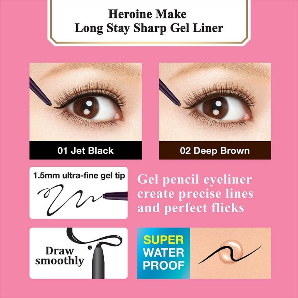 
                  
                    Kiss Me Heroine Make Sharp Gel Liner Eyeliner #02 Dark Brown
                  
                