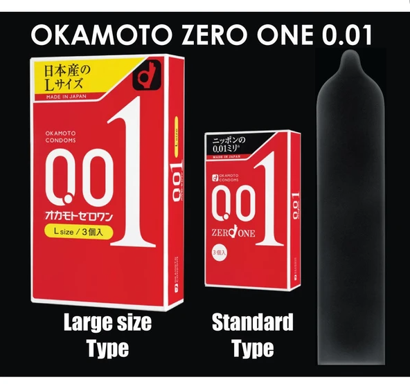 
                  
                    JAPAN OKAMOTO 001 Original Package 0.01mm Condoms Large Size 3 Piece
                  
                