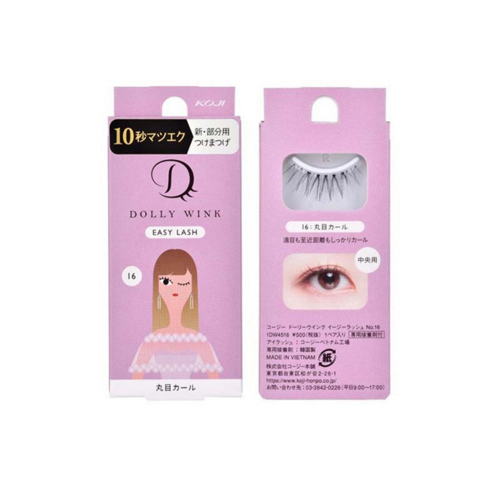 DOLLY WINK EASY LASH NO.16 ROUND CURL