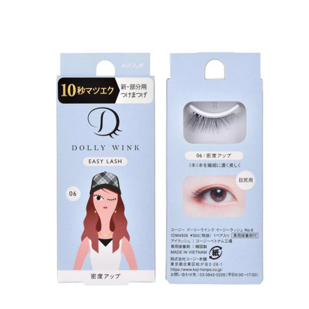 
                  
                    【VALUE SET】JAPAN D-UP Eyelashes Fixer Glue EX 552 (Clear Type) 5ml + DOLLY WINK EASY LASH
                  
                