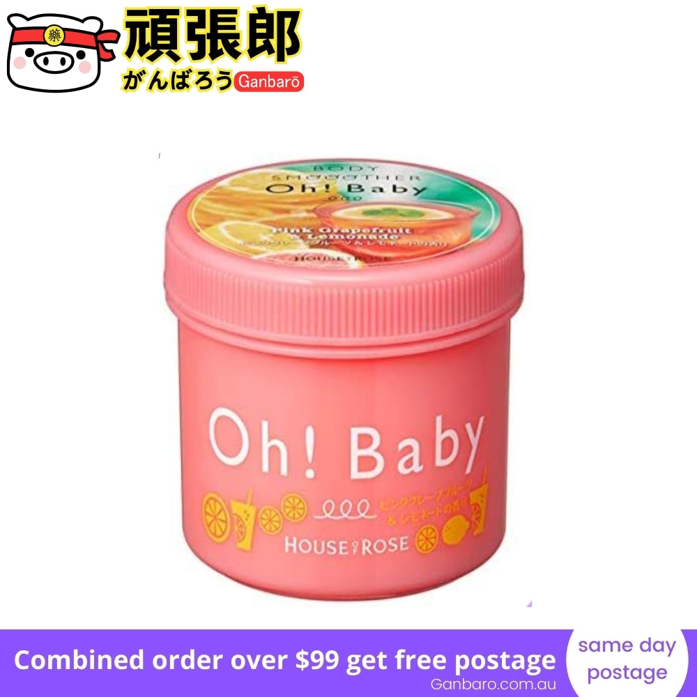 
                  
                    JAPAN HOUSE OF ROSE OH BABY Body Scrub Pink Grapefruit & Lemonade 350g
                  
                