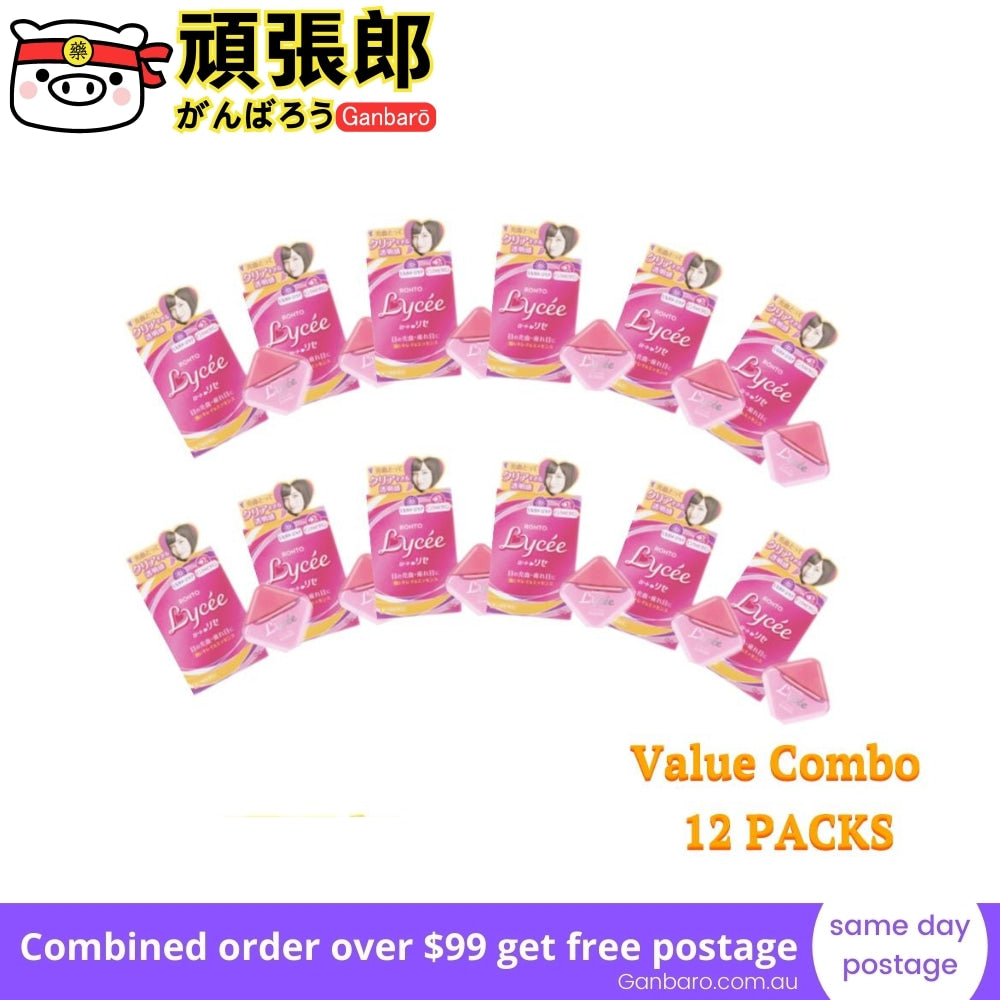 
                  
                    【Bulk Buy】 ROHTO LYCEE Eye Drops For Fatigued And Tired Eyes 8ml (12 Packs)
                  
                
