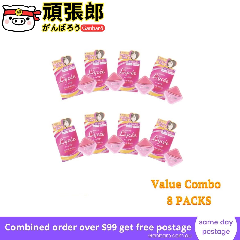 
                  
                    【Bulk Buy】 ROHTO LYCEE Eye Drops For Fatigued And Tired Eyes 8ml (8 Packs)
                  
                