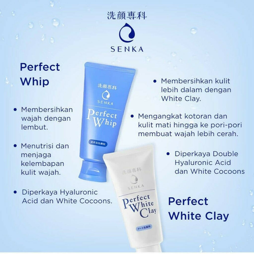 
                  
                    JAPAN SHISEIDO SENKA Perfect White Clay In Facial Cleanser 120g
                  
                