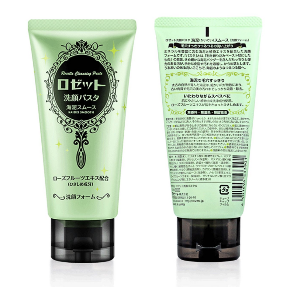 
                  
                    JAPAN ROSETTE Cleansing Paste Kaidei Muddy Sea Smooth (Green) 120g
                  
                