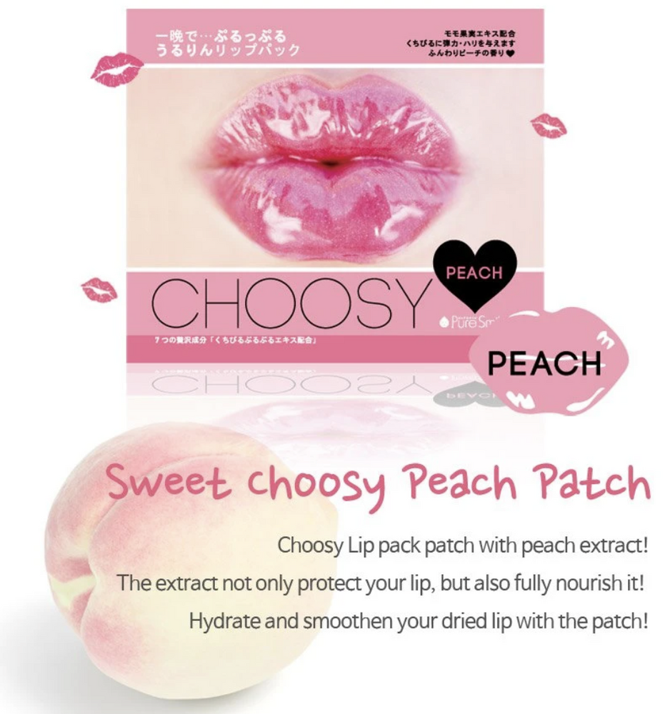 
                  
                    JAPAN PURESMILE CHOOSY Hydrogel Lip Mask Pink (Peach) 1 Pcs
                  
                