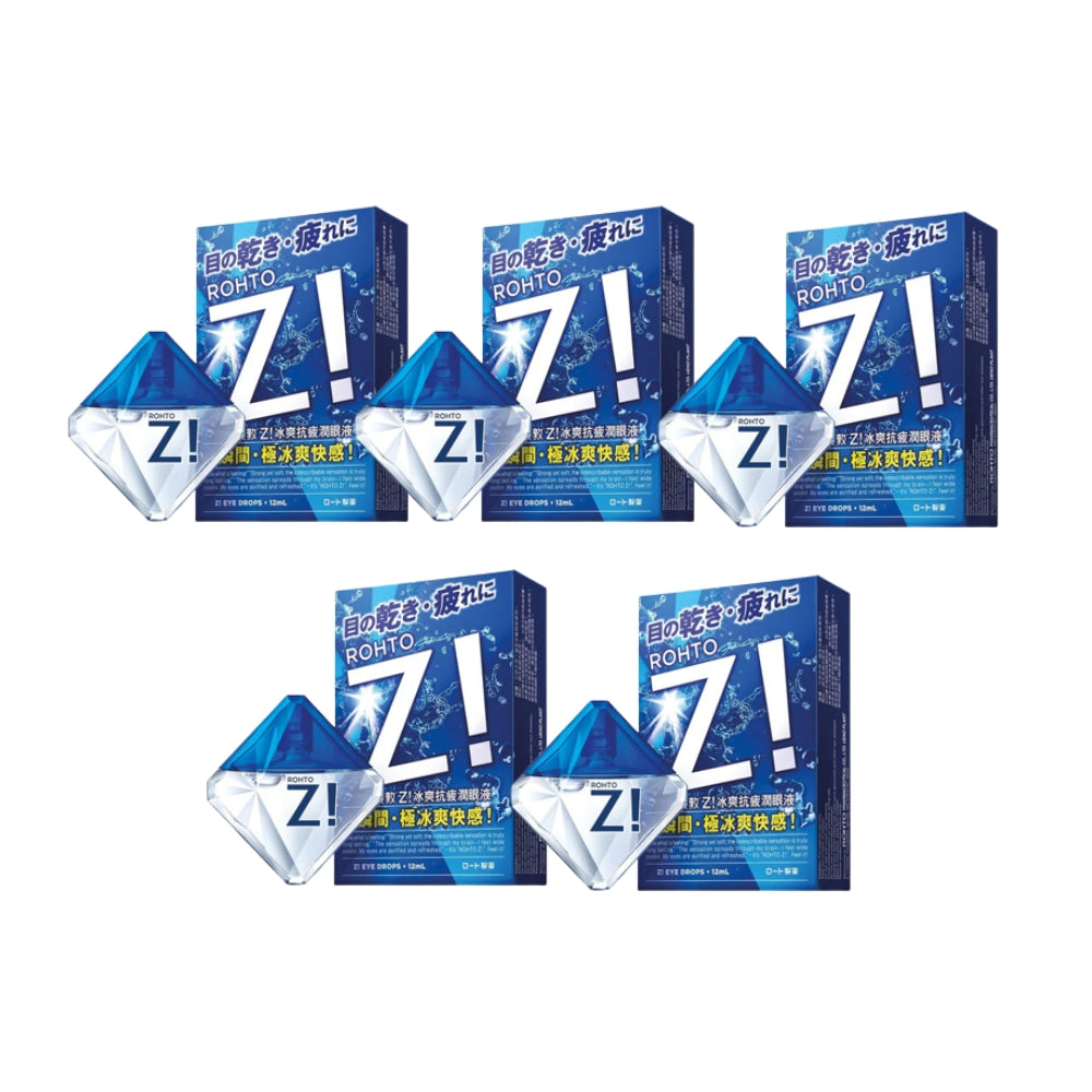 
                  
                    【Bulk Buy】ROHTO Z! Cooling Eye Drops 12ml（5 Packs）
                  
                