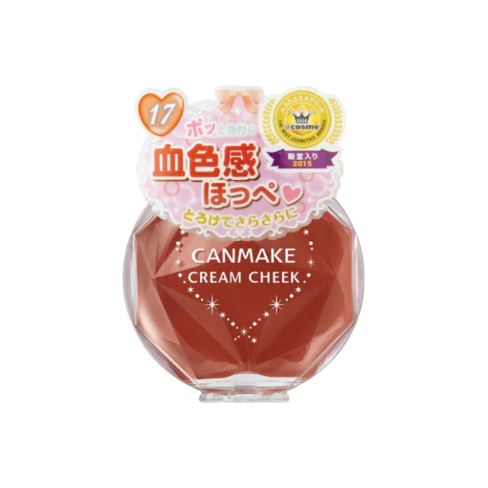 CANMAKE Cream Cheek Blush New Face Color #17 CARAMEL LATTE