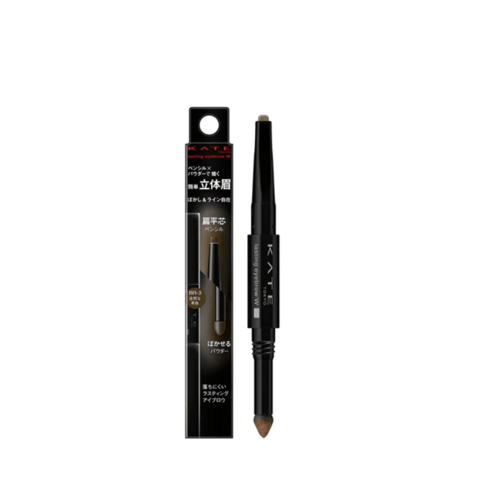JAPAN KANEBO KATE Double-ended Lasting Eyebrow Pencil #BR-3 Brown