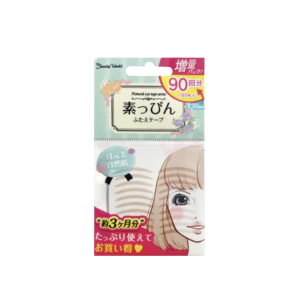 JAPAN LUCKY TRENDY BEAUTY WORLD Natural Double Side Eye Tape 90 Pairs
