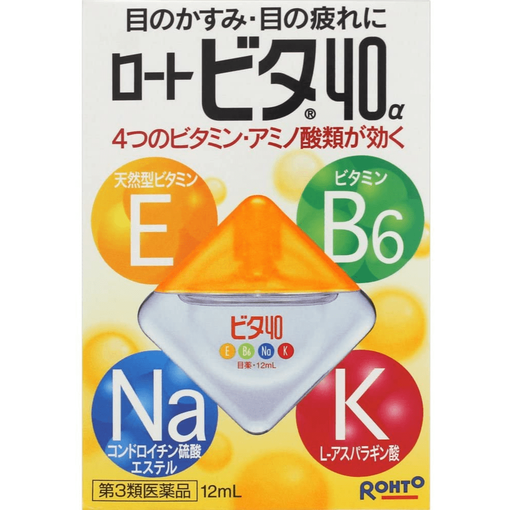 
                  
                    JAPAN ROHTO VITA Vitamin 40a Eye Drops 12ml
                  
                